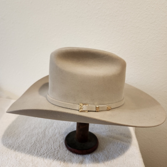Stetson Silver Belly Cowboy Hat, Size 6 3/4, 4 Brim - Picture 1 of 10